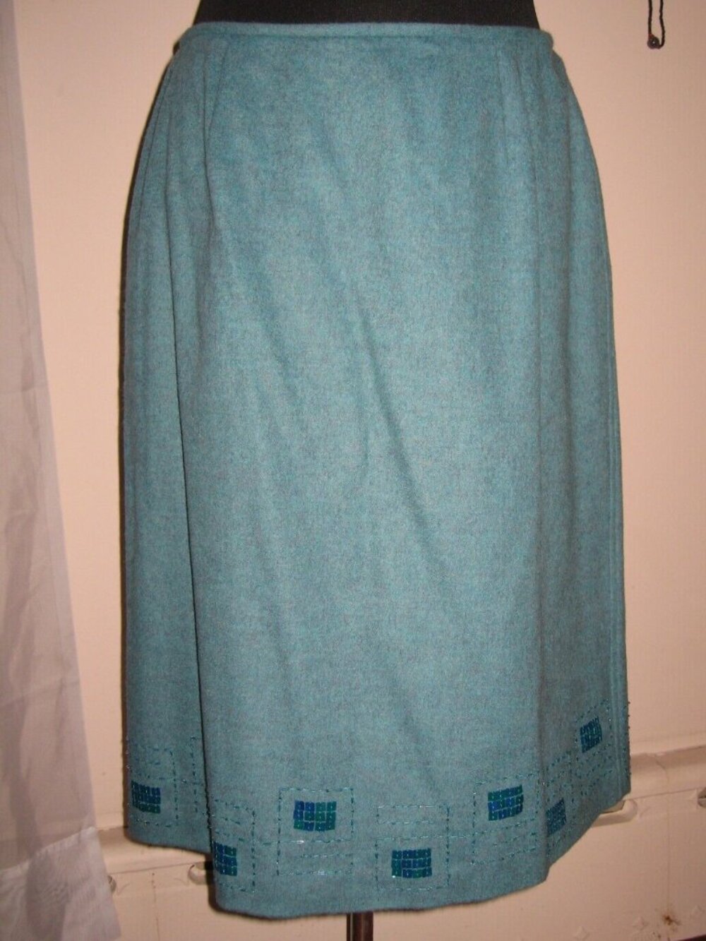 vintage Sigrid Olsen wool blend skirt size 12